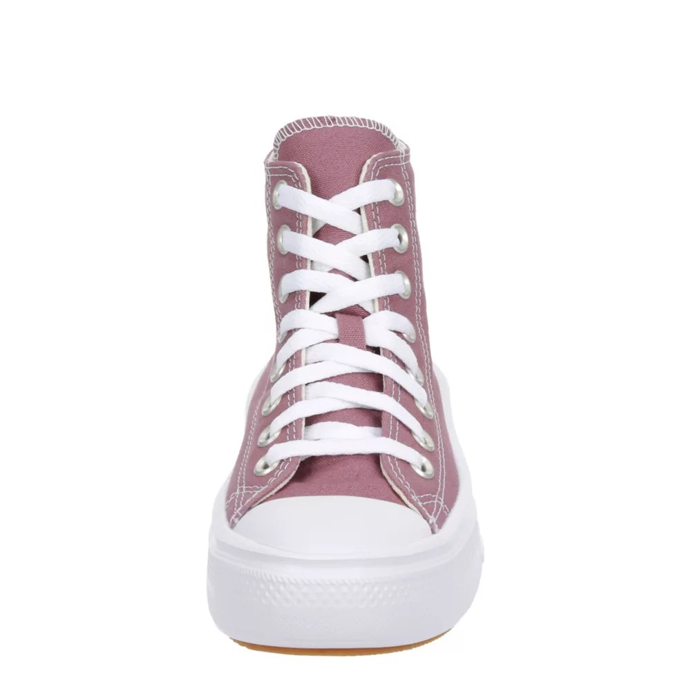 White Womens Chuck Taylor All Star Move High Top Sneaker Converse