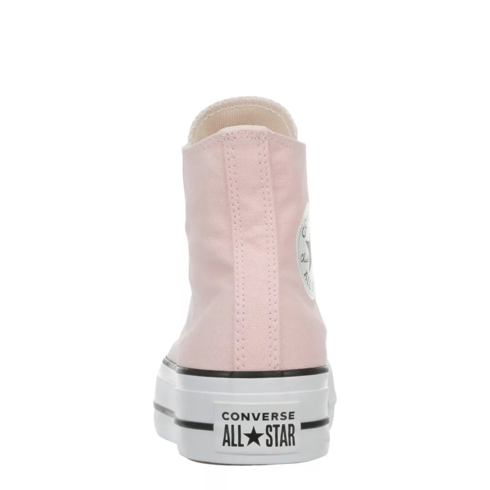 Pink Womens Chuck Taylor All Star High Top Platform Sneaker Converse