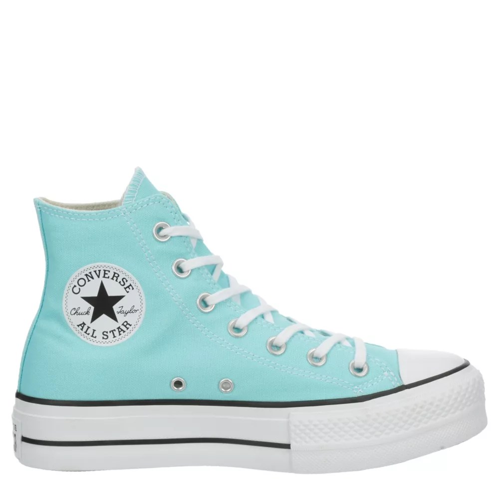 Turquoise Converse Womens Chuck Taylor All Star High Top Platform