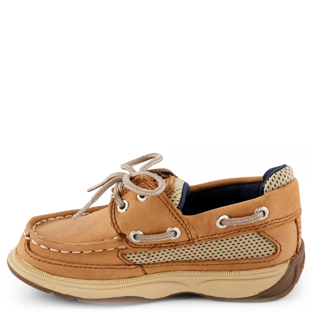 Tan Sperry Boys Infant Lanyard Boat Shoe Casual Rack Room Shoes