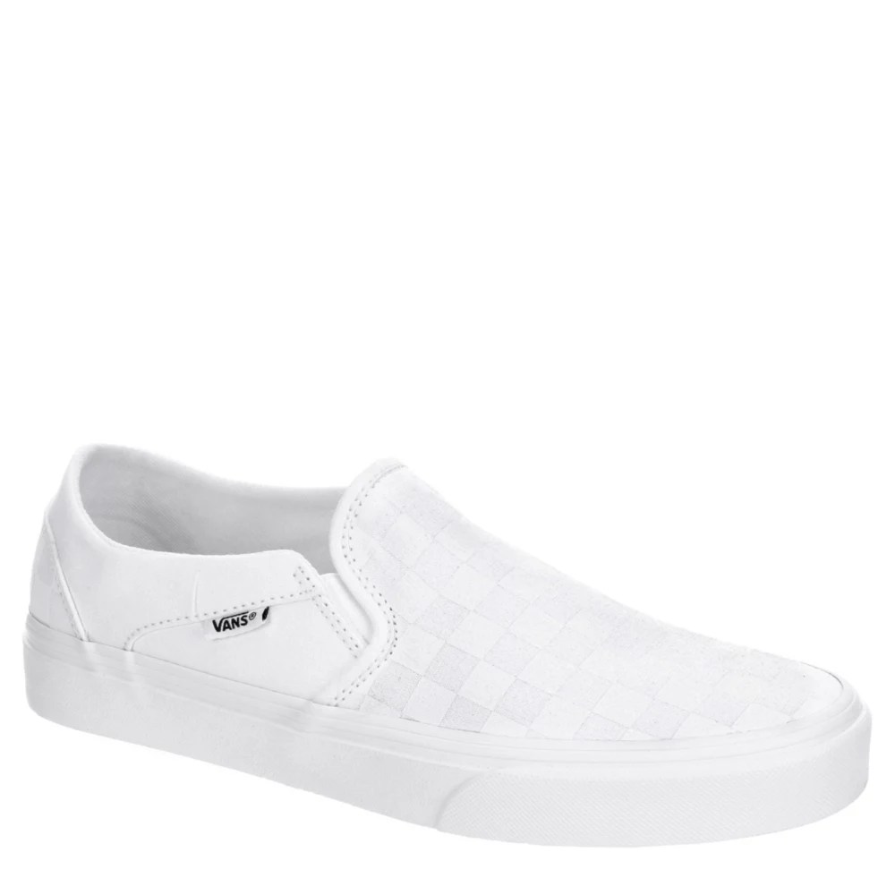 White Vans Womens Asher Slip On Sneaker Womens Rack Room Shoes