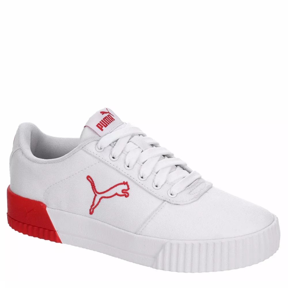 White Puma Womens Carina Summer Cat Sneaker Athletic Rack Room Shoes