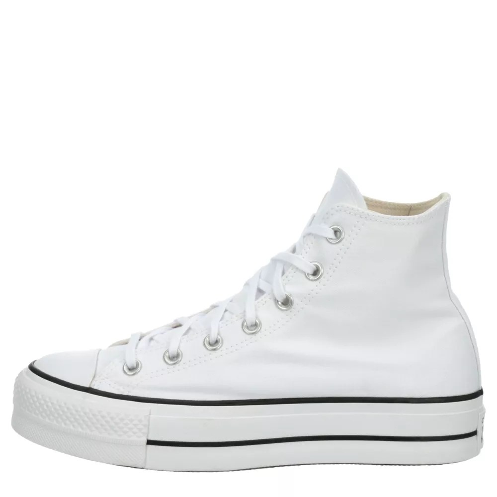 White Converse Womens Chuck Taylor All Star High Top Platform Sneaker | Womens | Rack Room Shoes