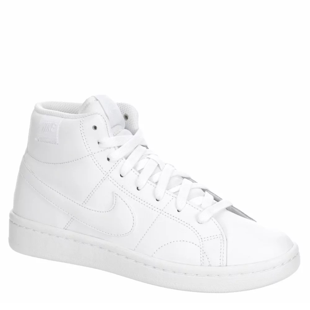 White Nike Womens Court Royale 2 Mid Sneaker Athletic Rack Room Shoes