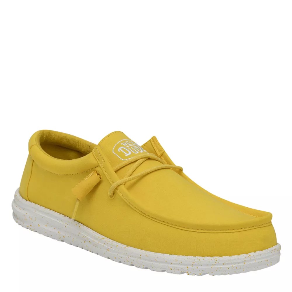 Yellow Heydude Mens Wally Slip On Sneaker Rack Room Shoes