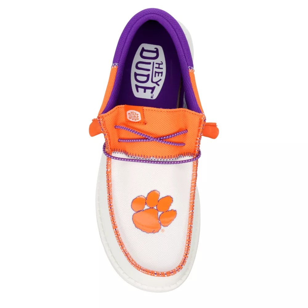 Orange Heydude Mens Wally Clemson Slip On Sneaker Rack Room Shoes