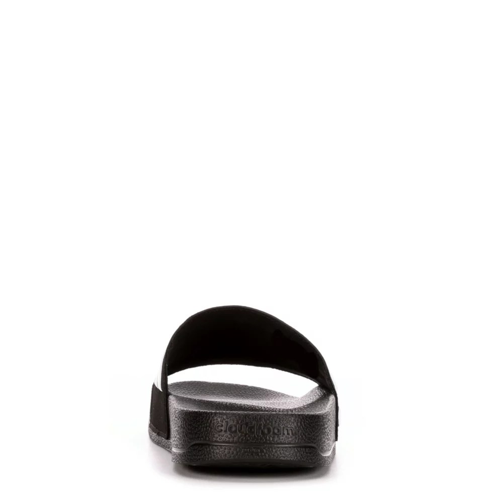 Black Adidas Boys Littlebig Kid Adilette Slide Sandal Rack Room Shoes