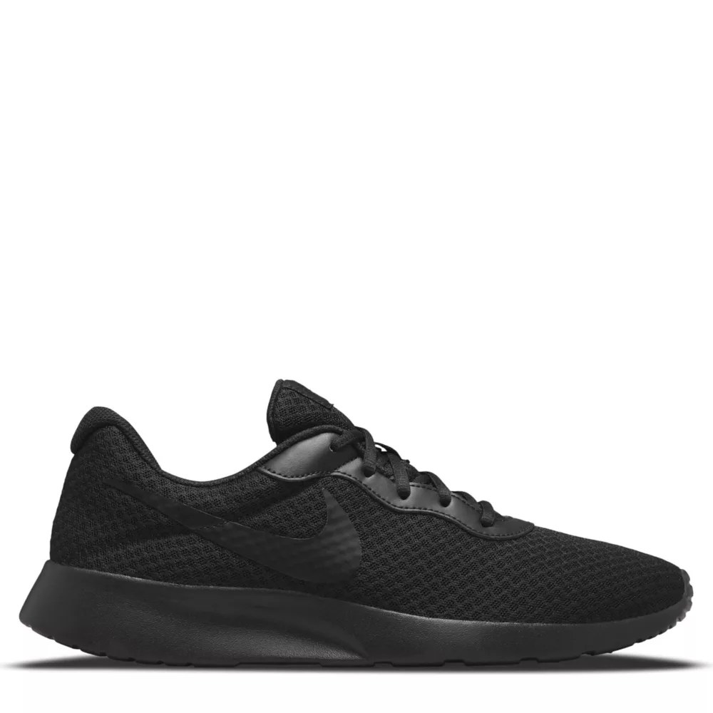Black Nike Mens Tanjun Sneaker Rack Room Shoes