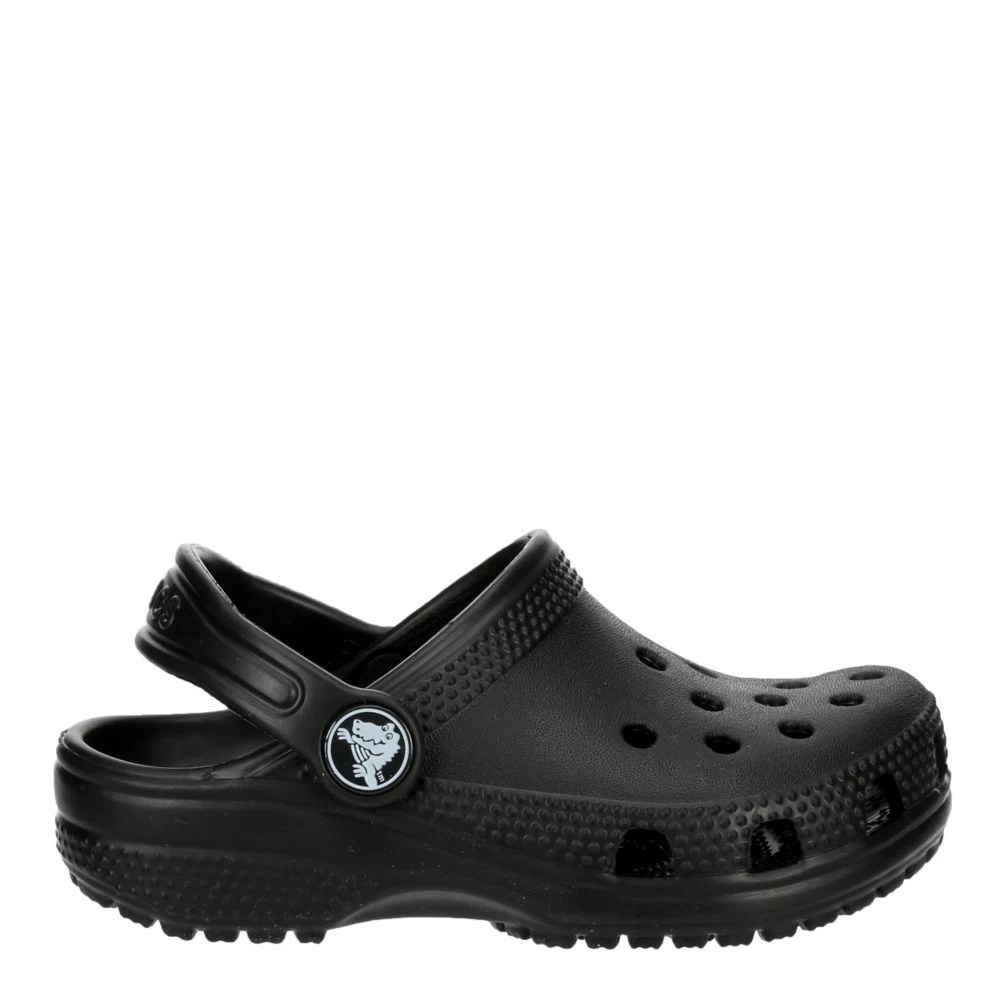 Black Crocs Boys Toddler Classic Clog Rack Room Shoes
