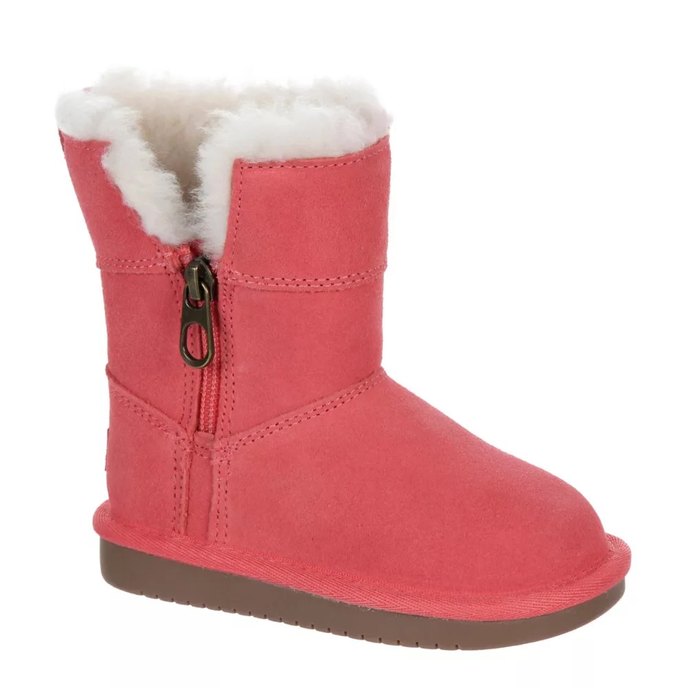 Pink Koolaburra By Ugg Girls Toddlerlittle Kid Aribel Short Fur Boot