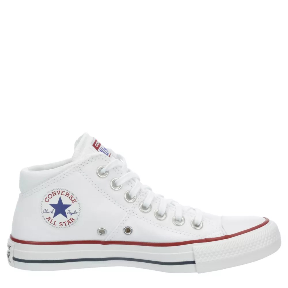 White Converse Womens Chuck Taylor All Star Madison Mid Top Sneaker