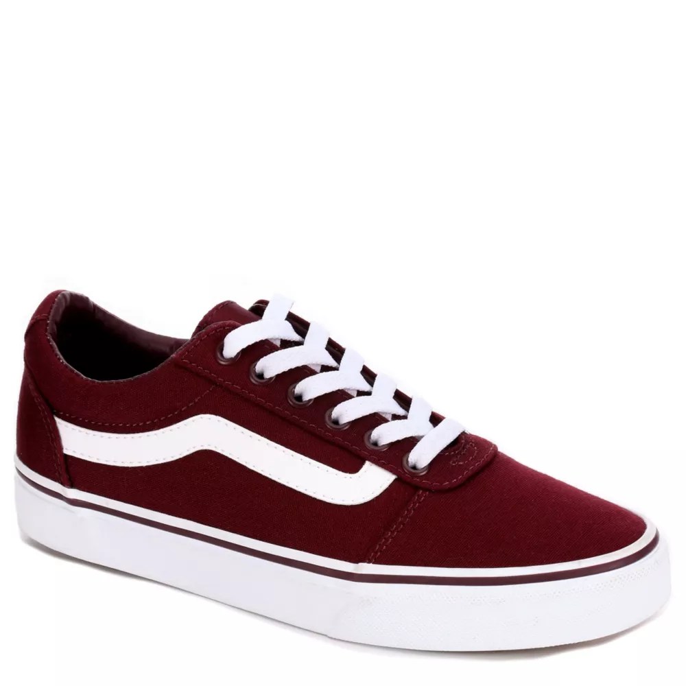 Burgundy Vans Ward Low Top Women S Sneakers Rack Room Shoes