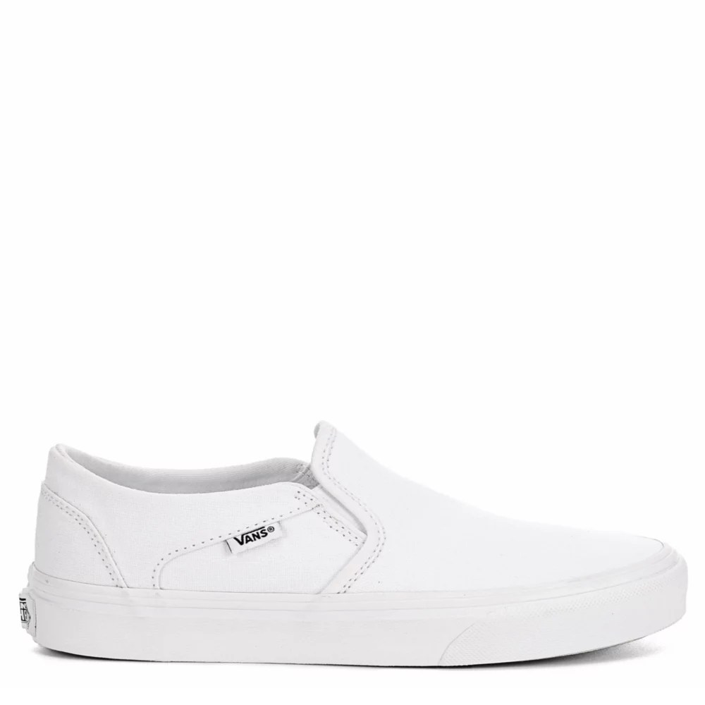 White Vans Womens Asher Slip On Sneaker Rack Room Shoes