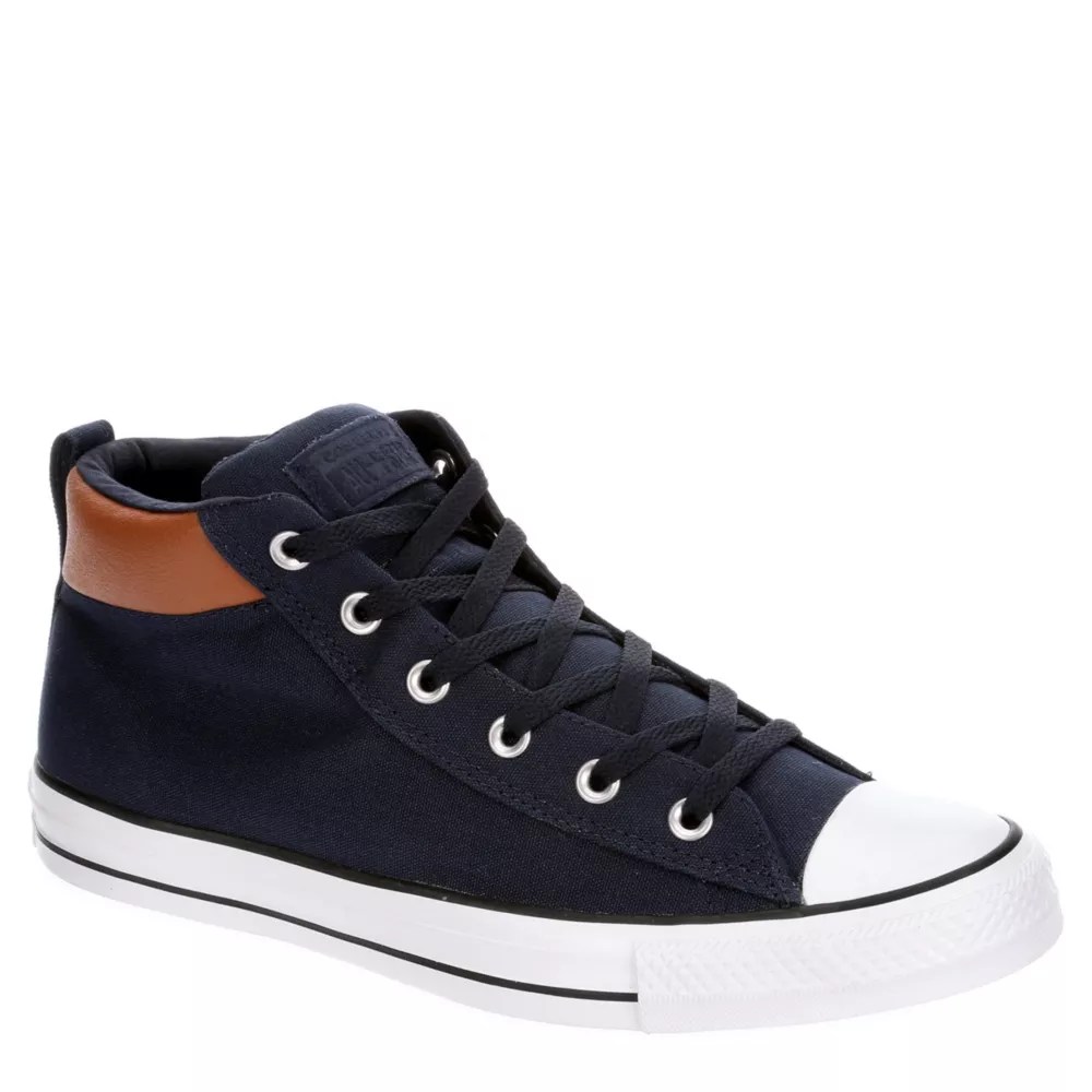 Navy Converse Mens Street Mid Space Explorer Athletic Rack Room Shoes