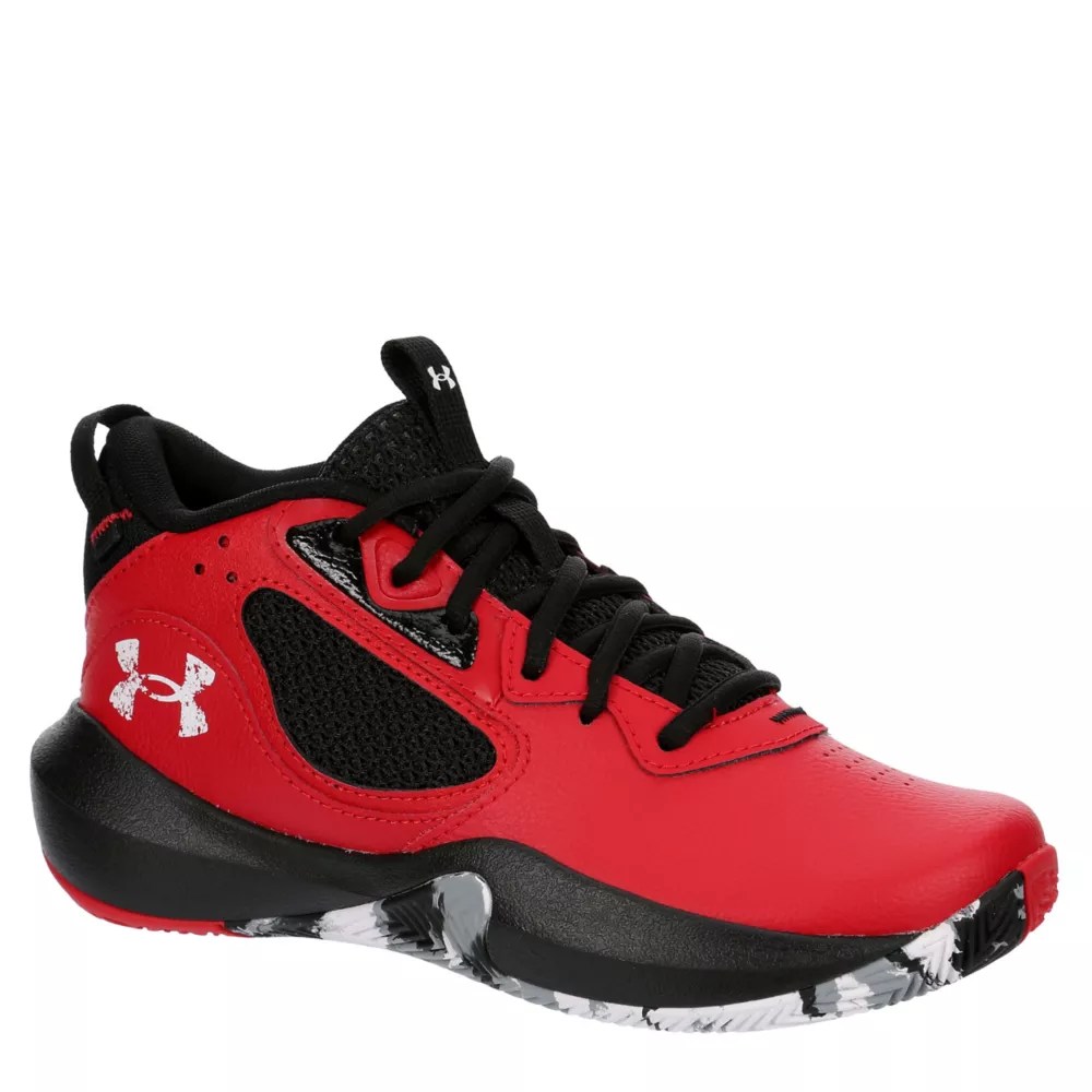 Black Under Armour Boys Little Kid Lockdown 6 Basketball Shoe Rack
