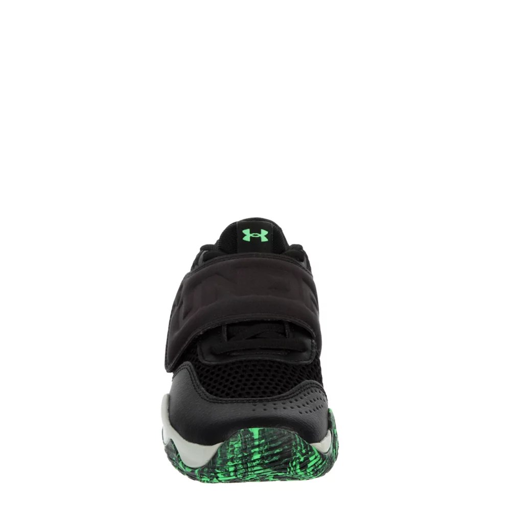 Black Under Armour Boys Little Kid Zone Bb 2.0 Basketball Shoe Rack
