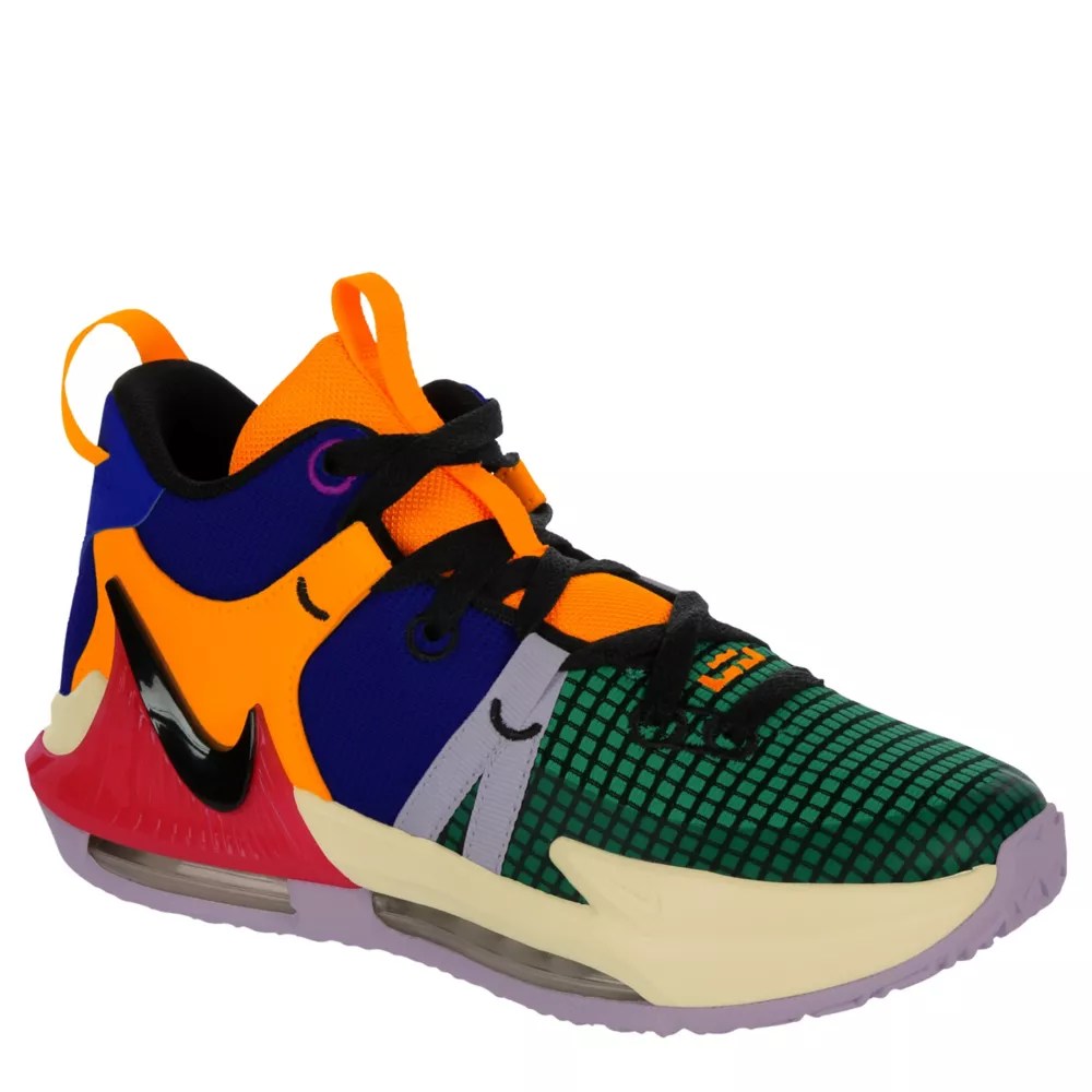 Purple Nike Boys Big Kid Lebron Witness 7 Basketball Shoe Rack Room Shoes