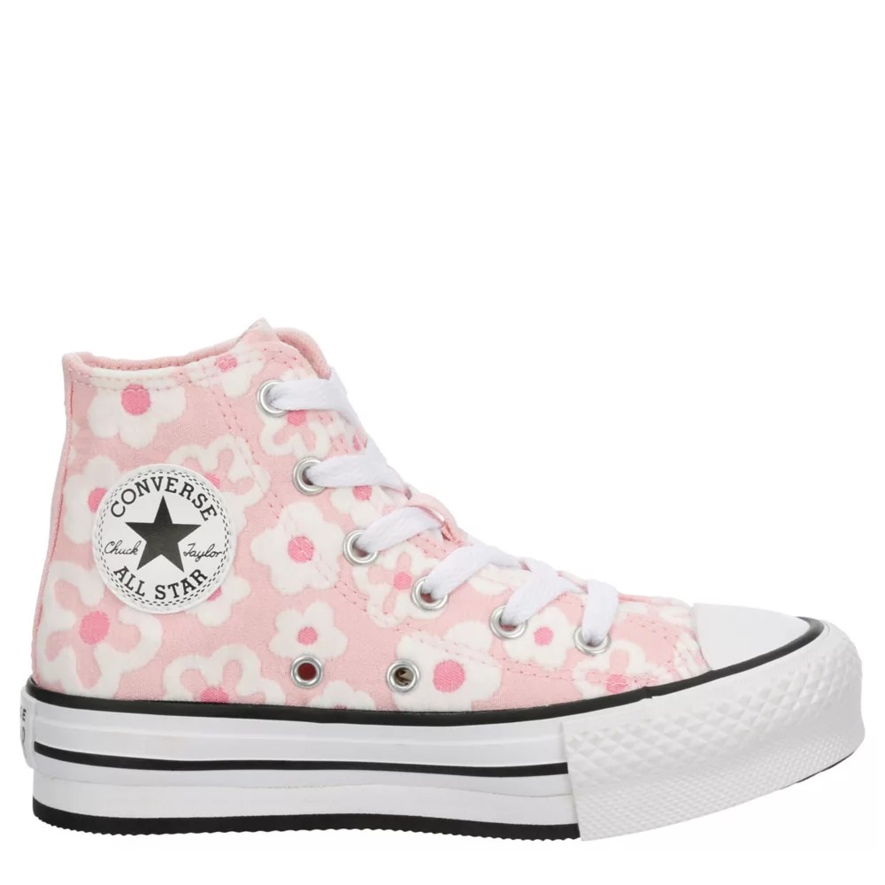 Pink Girls Chuck Taylor All Star High Top Platform Sneaker Converse