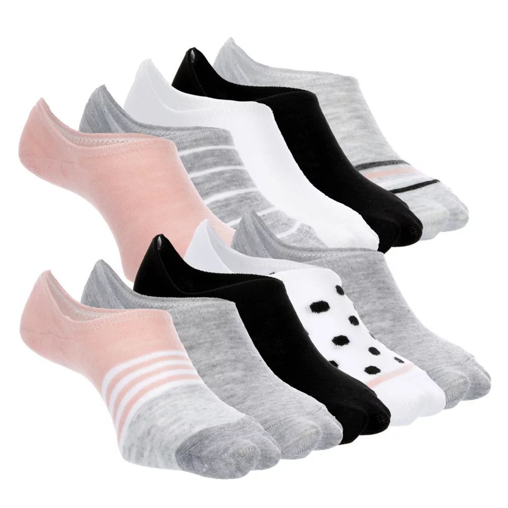 Assorted Madden Girl Womens Liner Socks 10 Pairs Rack Room Shoes