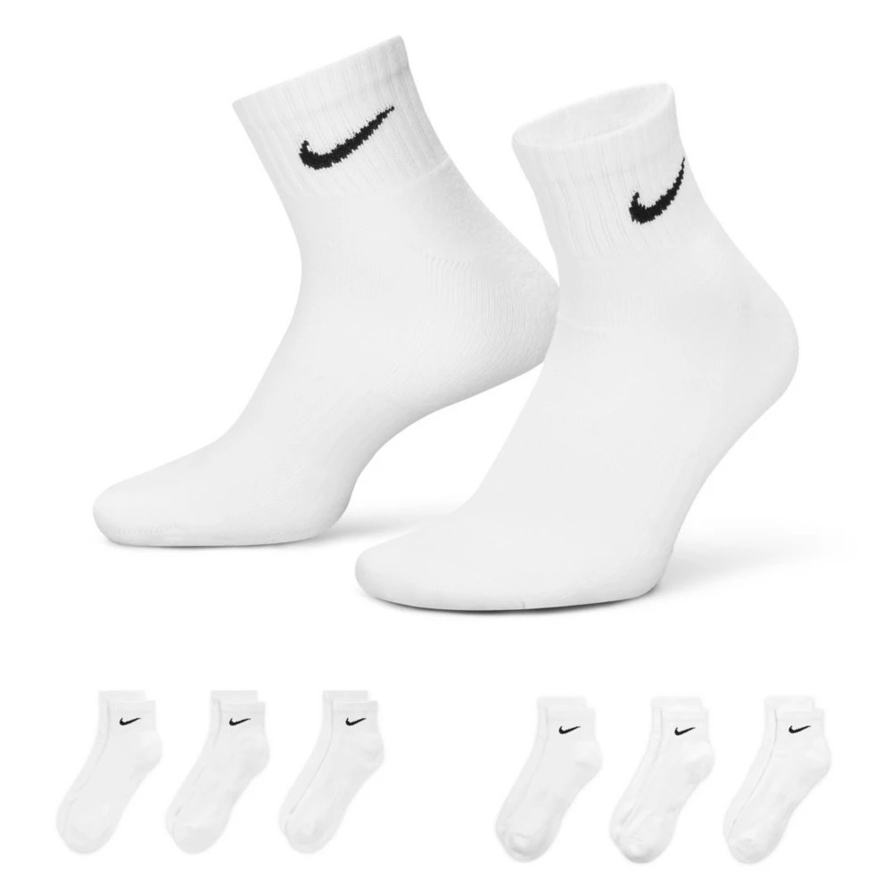 Black Nike Mens Extra Large Quarter Socks 6 Pairs Rack Room Shoes