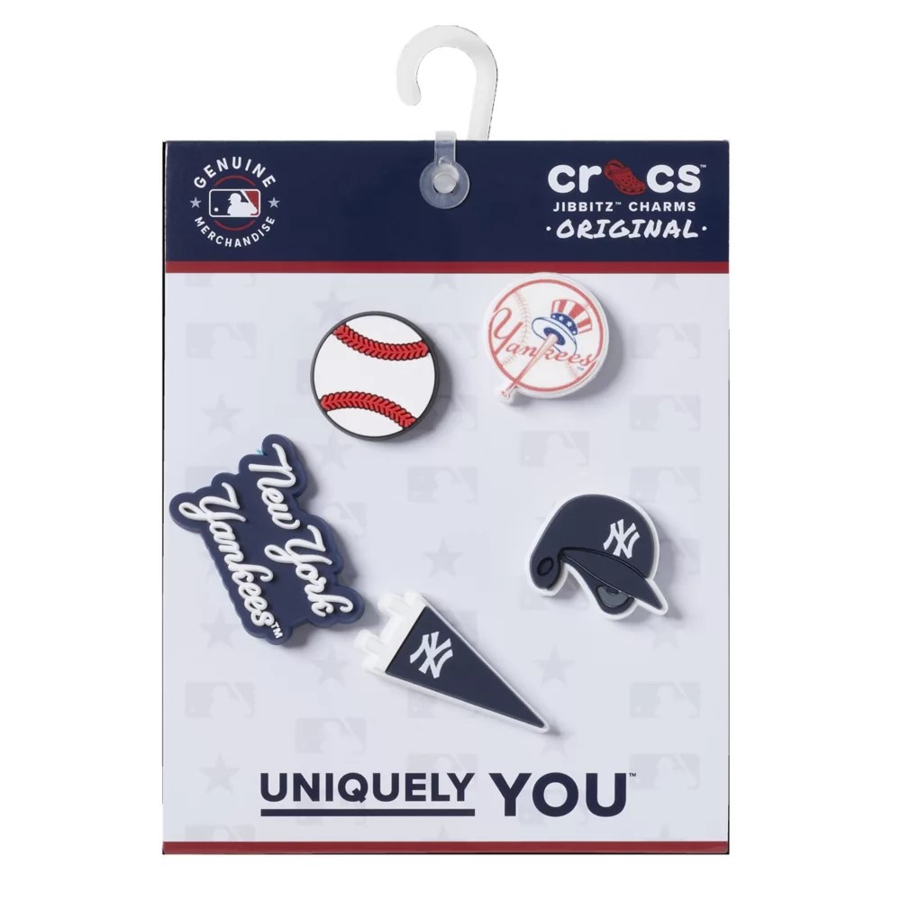 Assorted Crocs Unisex Mlb New York Yankees 5 Pack Jibbitz Rack Room Shoes