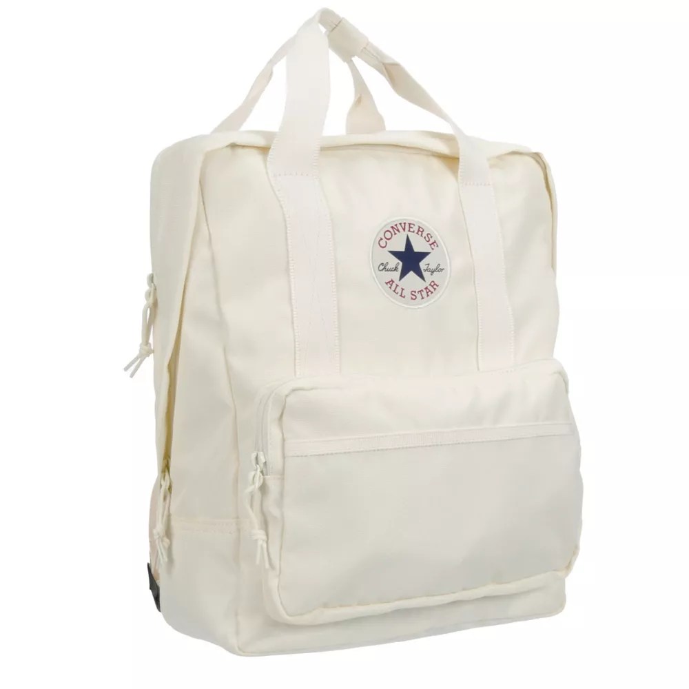 White Converse Unisex Small Square Backpack Rack Room Shoes