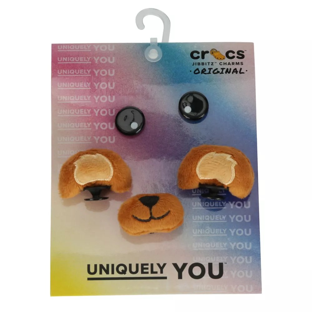 Brown Crocs Unisex Make Your Own Teddy 5 Pack Jibbitz Rack Room Shoes