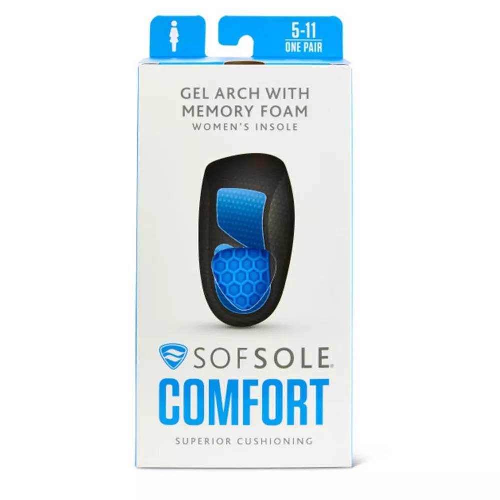 Misc. Sof Sole Womens 511 Gel Arch Memory Foam Insole Accessories