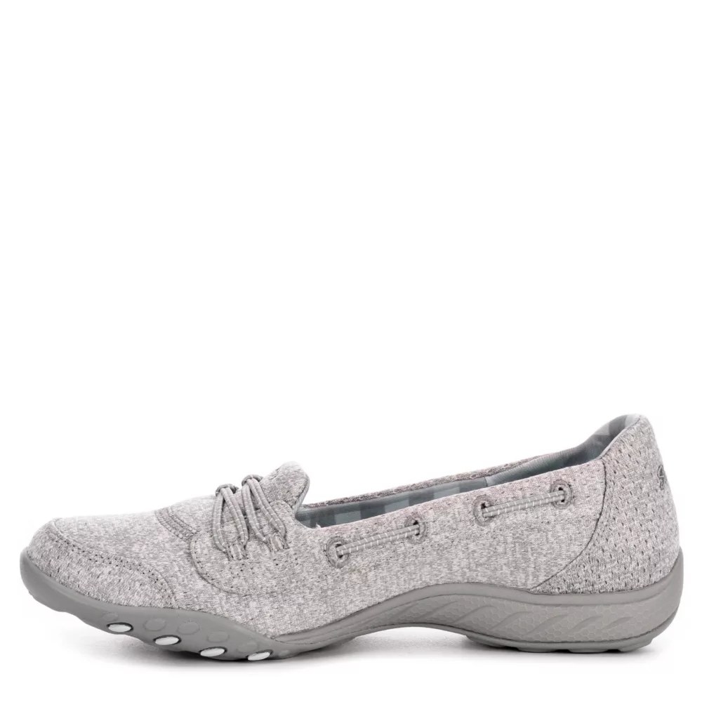 Pale Grey Skechers Womens Breathe Easy Good Influence