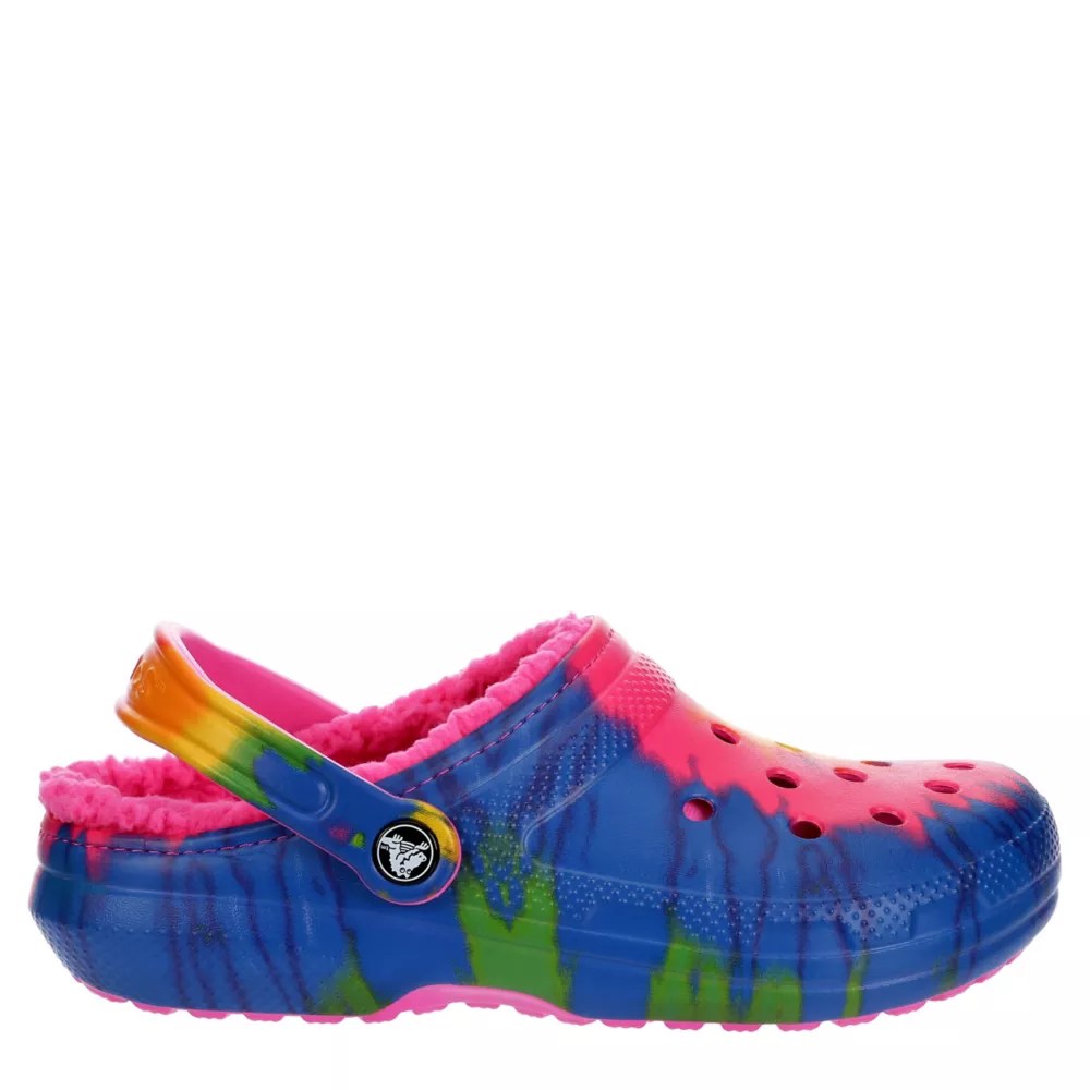 Tiedye Crocs Unisex Classic Lined Clog Mens Off Broadway Shoes