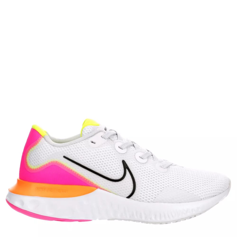 White Nike Womens Renew Run Running Shoe Running Off Broadway Shoes