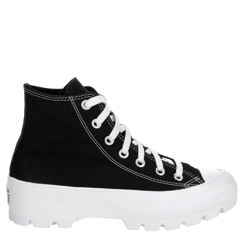 Black Converse Womens Chuck Taylor All Star Lugged High Top Sneaker