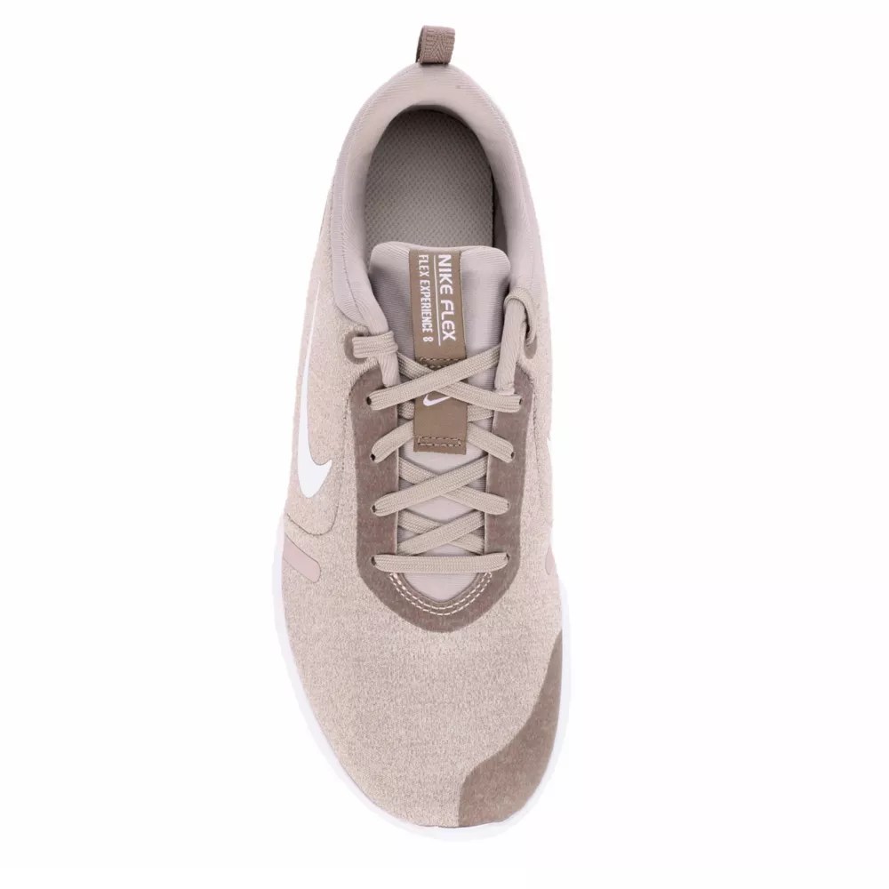 Tan Nike Womens Flex Experience 8 Running Shoe Athletic Off
