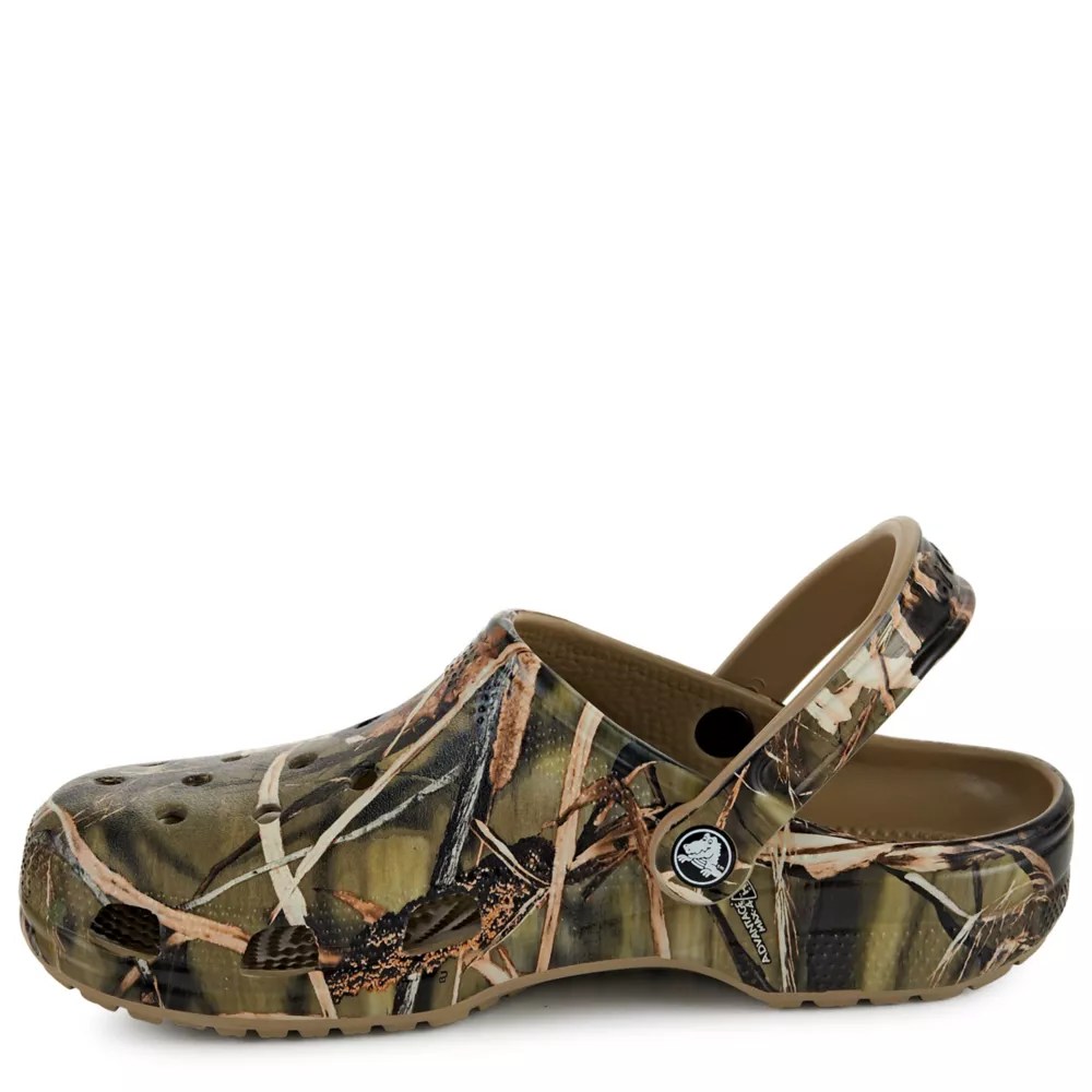 Camo Crocs Mens Classic Realtre Sandals Off Broadway Shoes