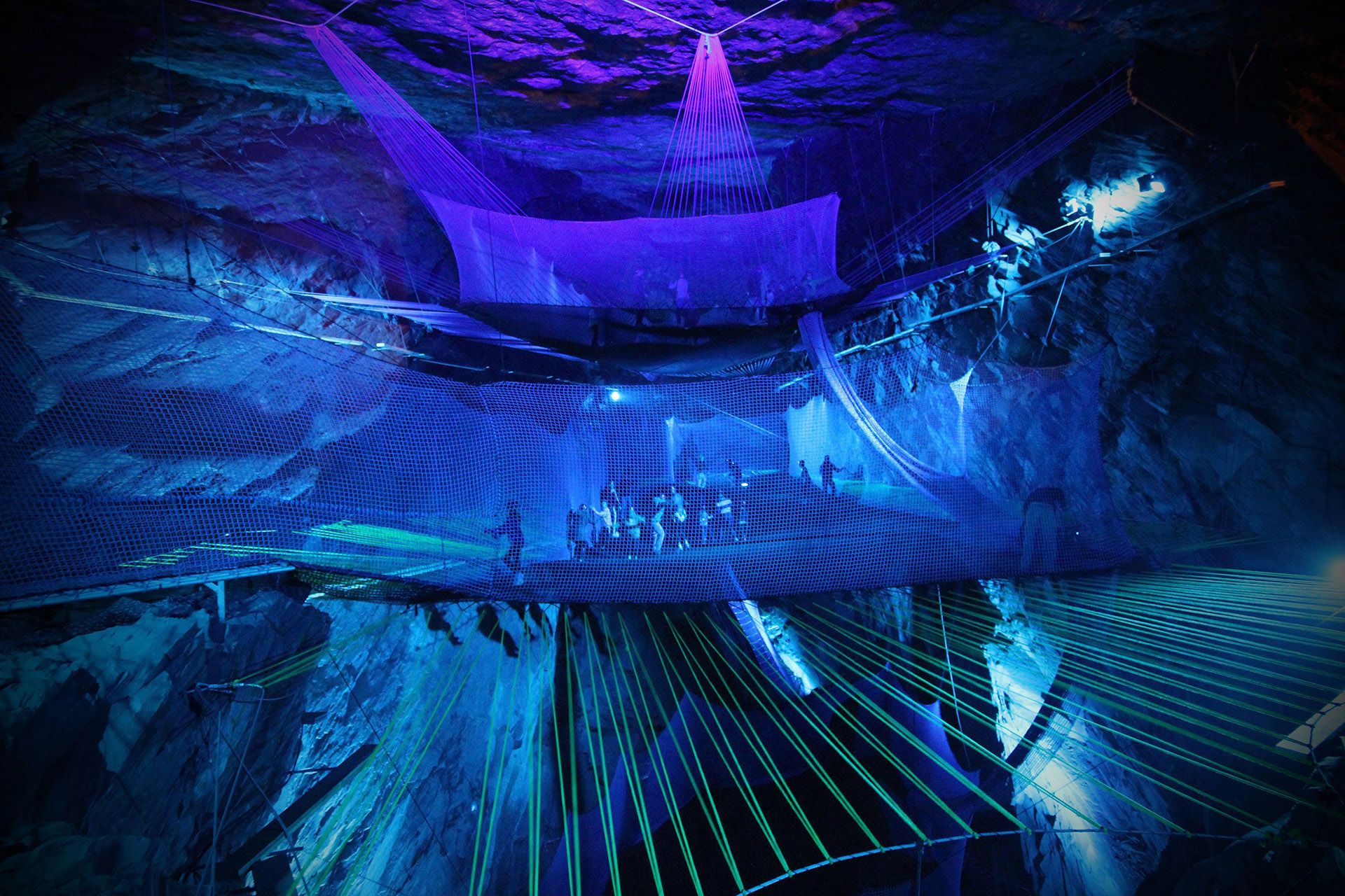 Bounce Below The Underground Trampoline In A Cave In Wales Rough Guides
