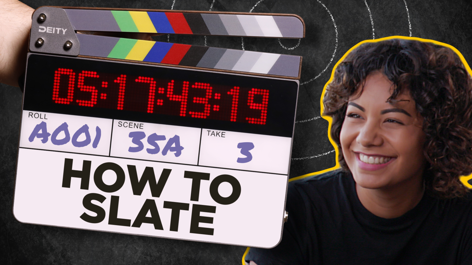How To Slate On Set Operating a Film Slate Tutorial