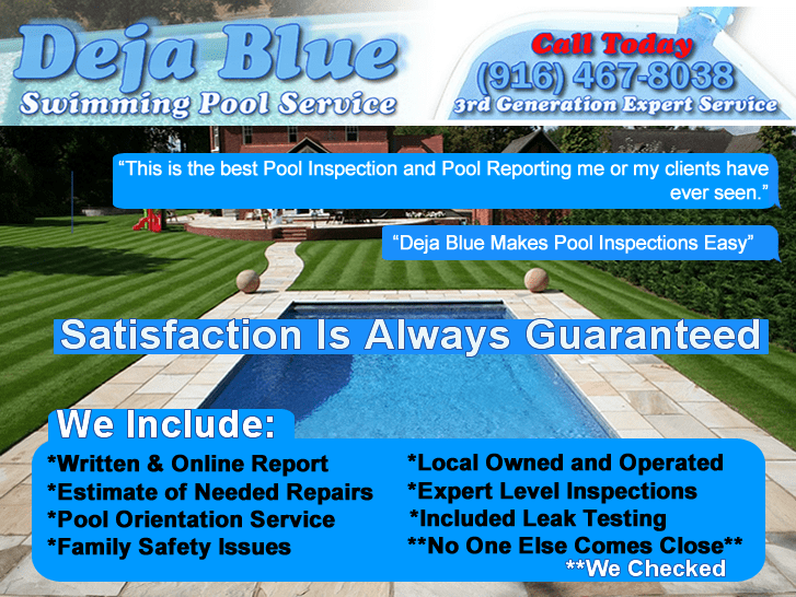Pool Inspection Sacramento Roseville Granite Bay Folsom El Dorado Hills