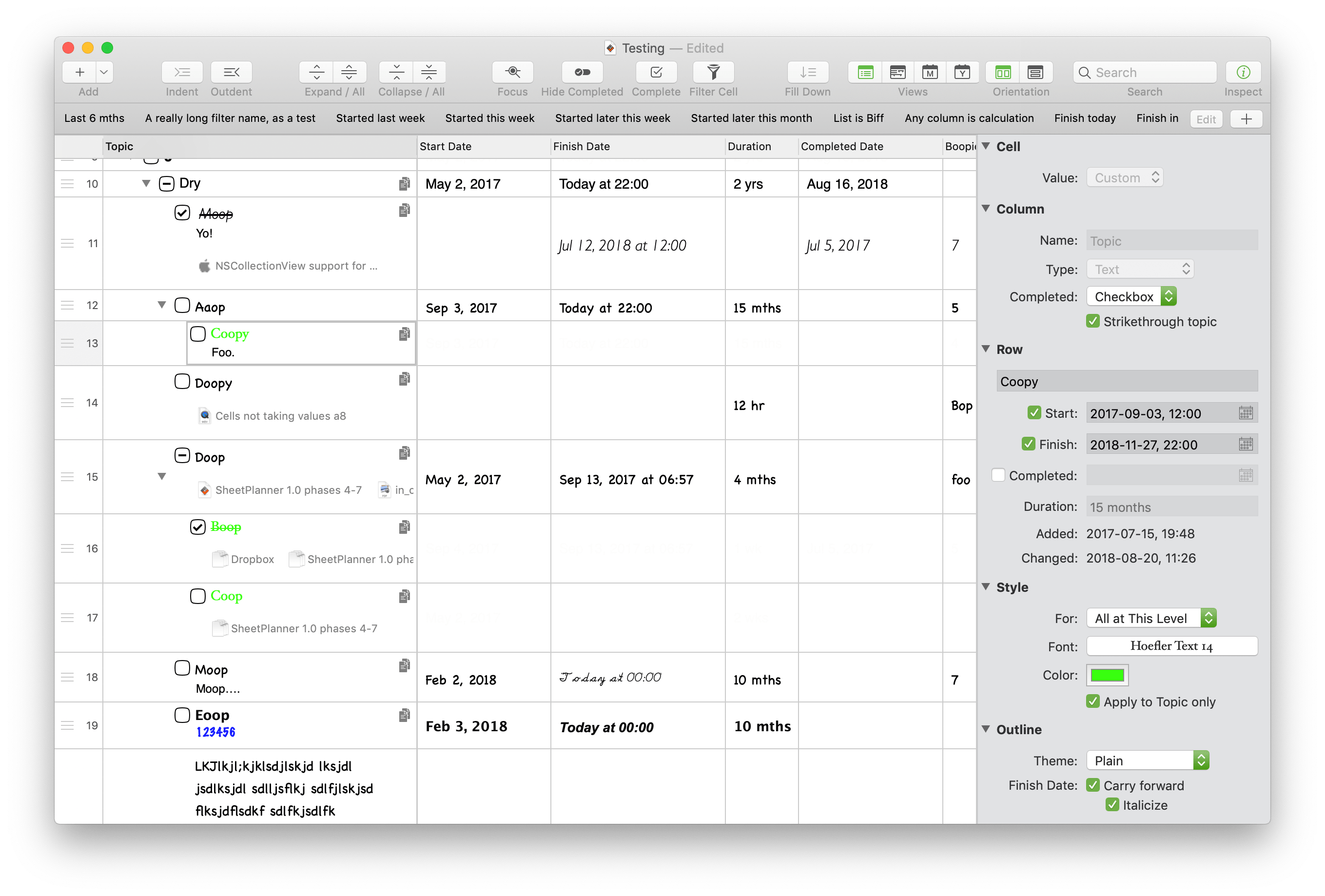 Dejal Blogs David Sinclair's blog Introducing SheetPlanner for Mac