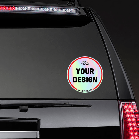Custom Holographic Stickers & Car Decals Free Shipping