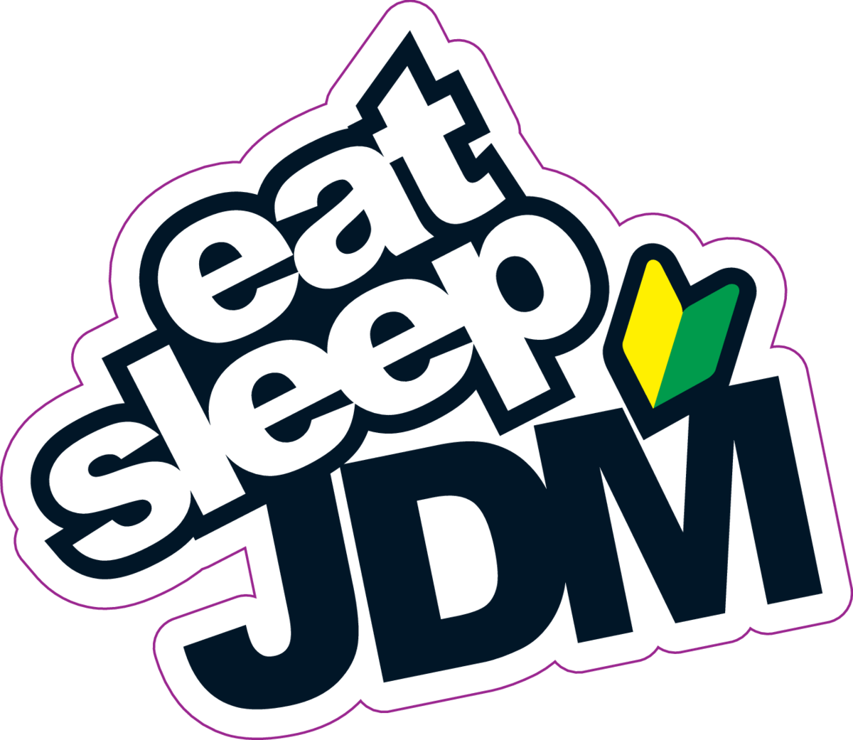 Eat Sleep JDM Sticker