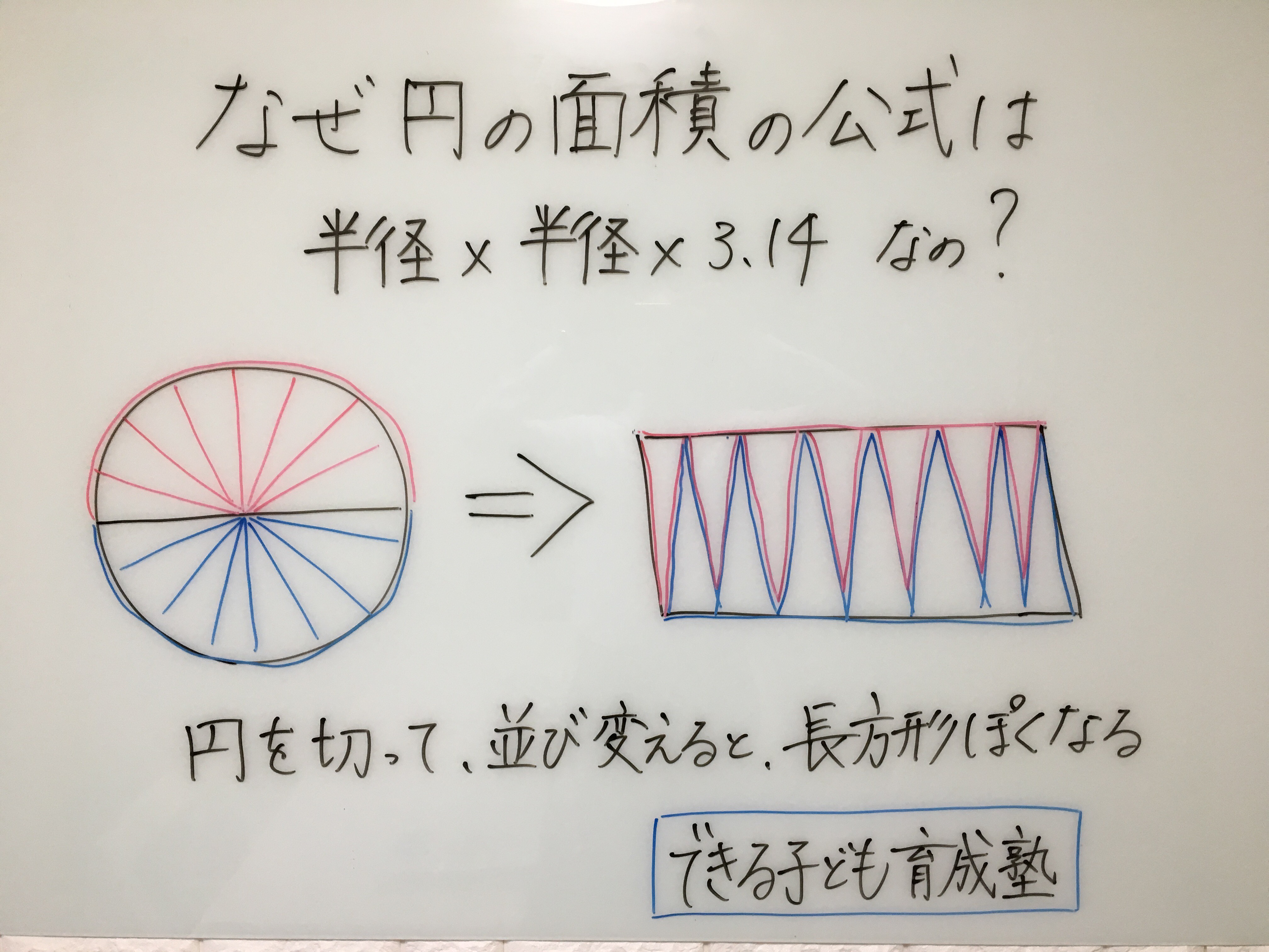 中学校1年生数学-複雑な面積の求め方 | 【成果主義】Itto個別指導学院｜長野市の学習塾 円の面積の求め方（公式）の理由を小学生に教える方法 | 【元小学校教師が教える】できる子ども育成塾|小岩-小学生専門の個別指導塾