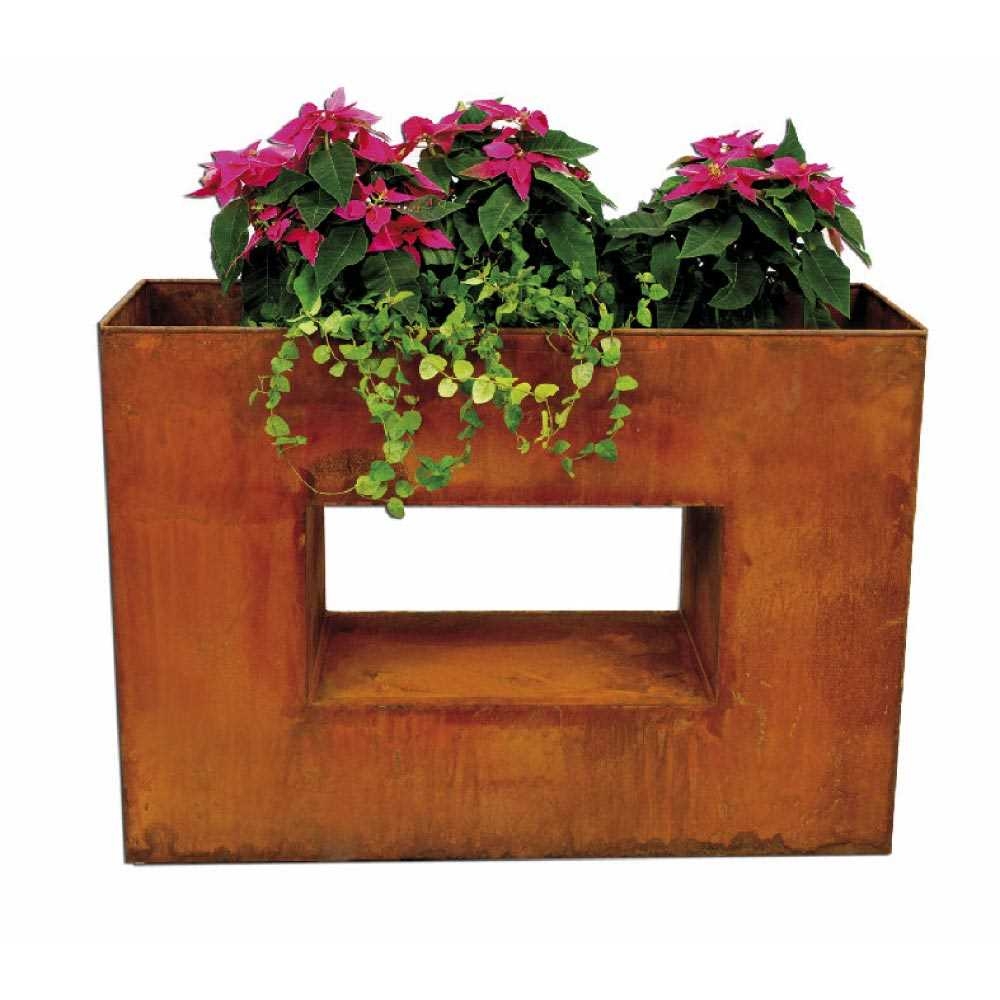 METALL PFLANZREGAL B75CM ROST