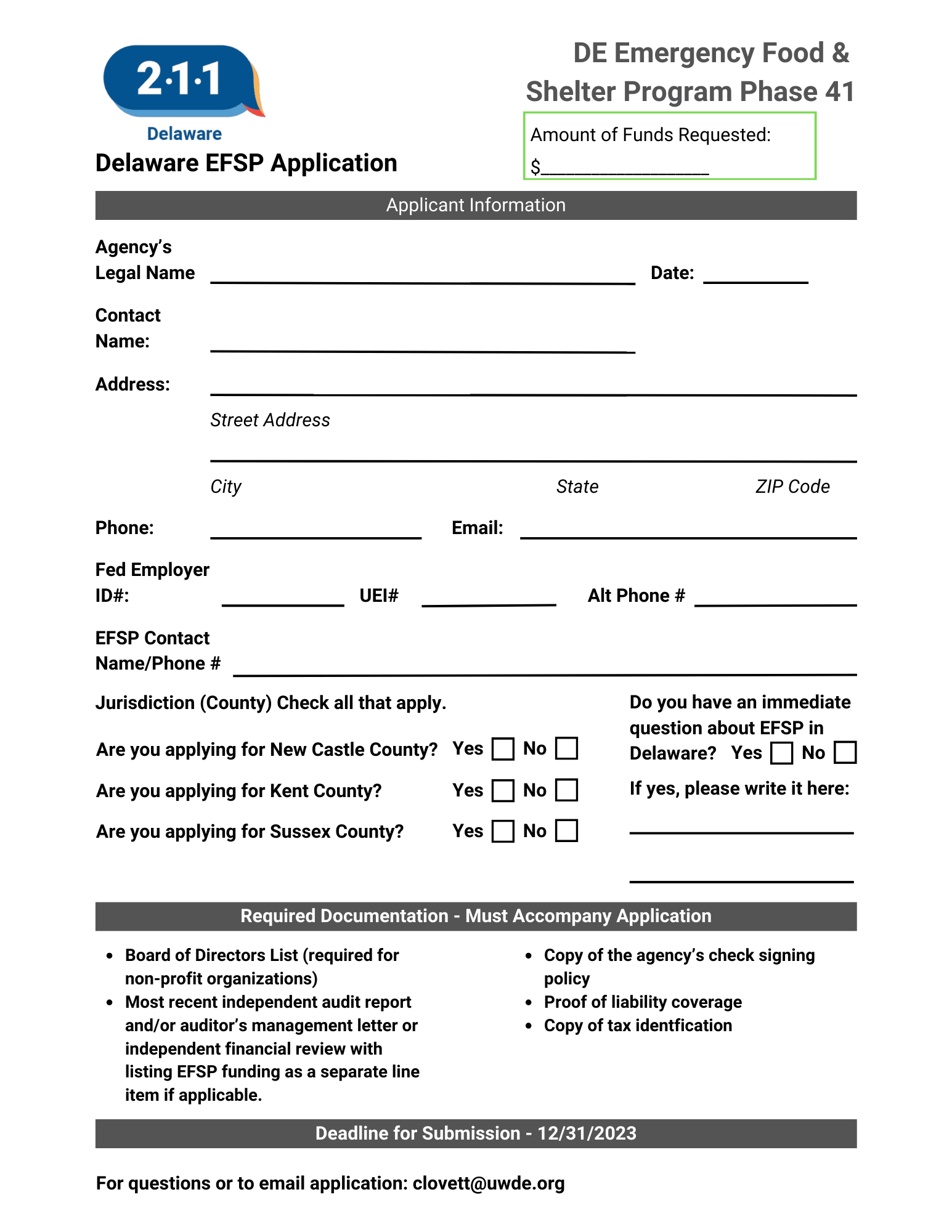 Delaware 211 Guides & Publications