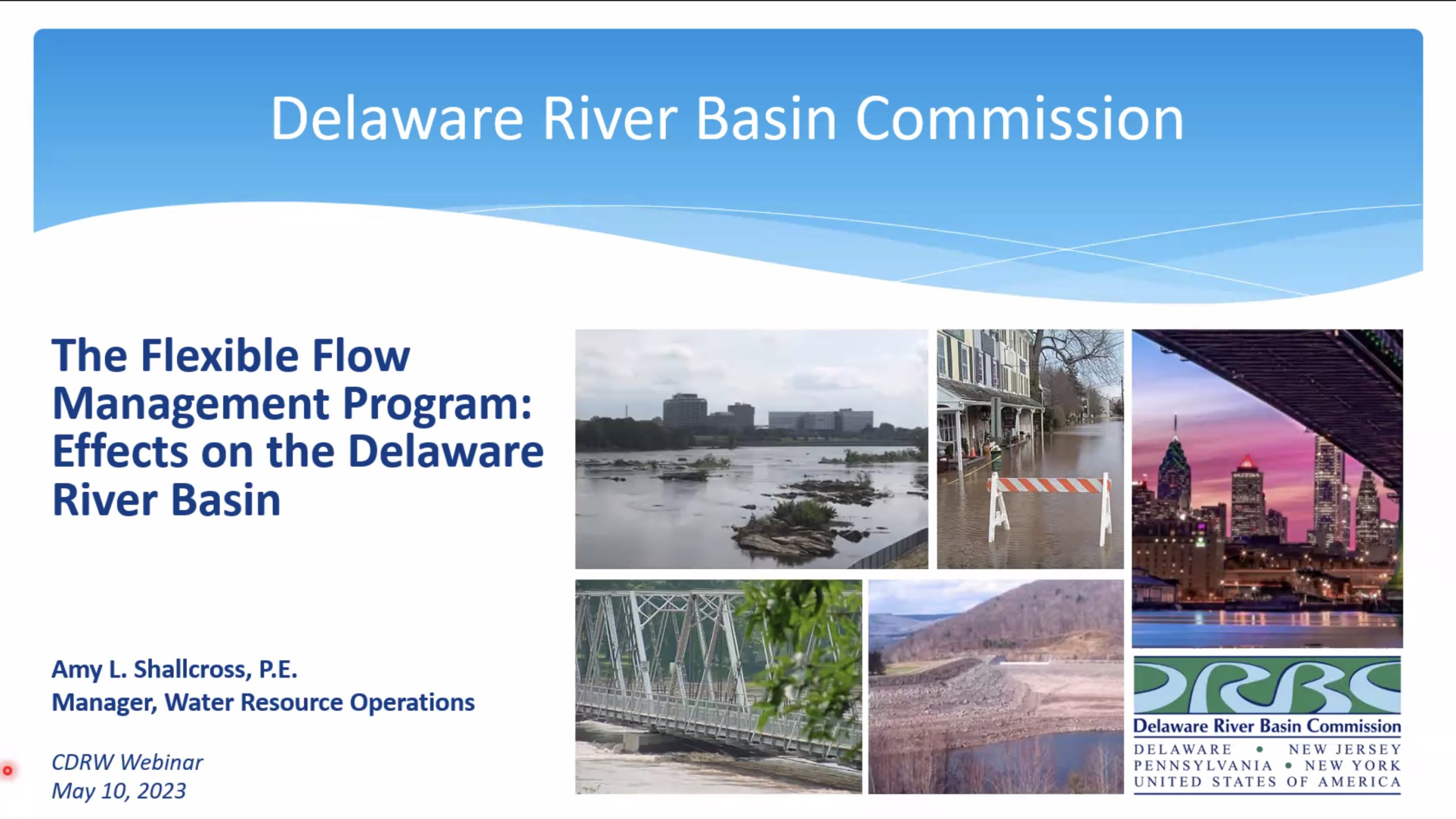 How did the flow from the Delaware River reservoirs "flexible