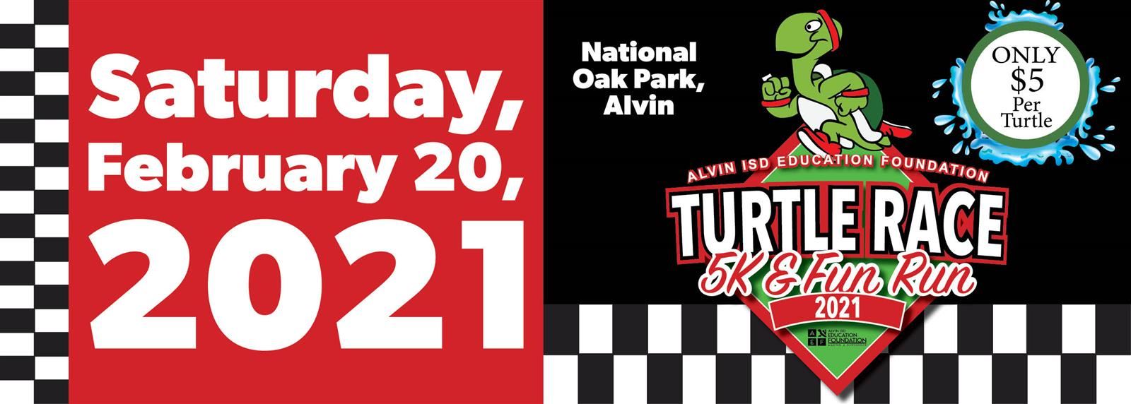 Alvin ISD Education Foundation Turtle Race 5K & Fun Run