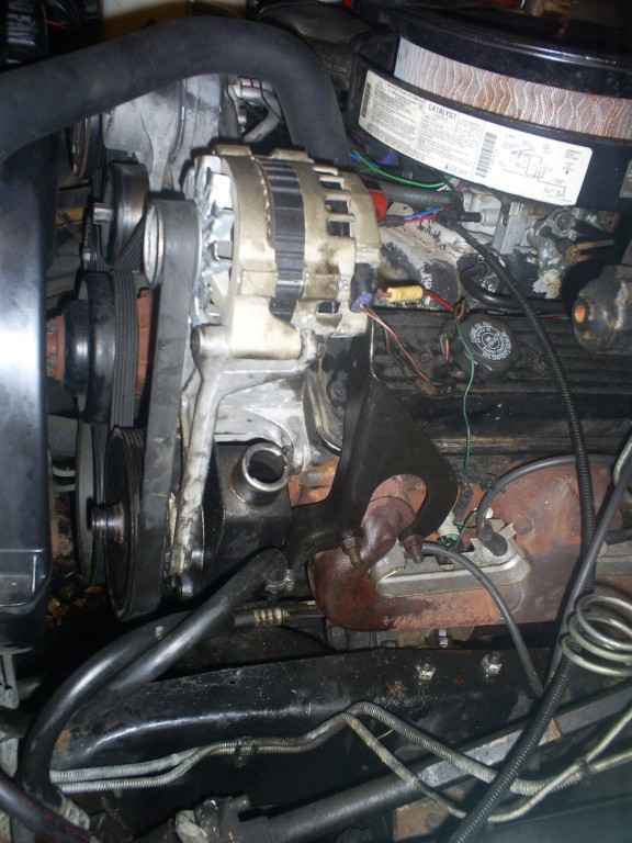 Replacing a power steering pump on a 91 GMC Suburban