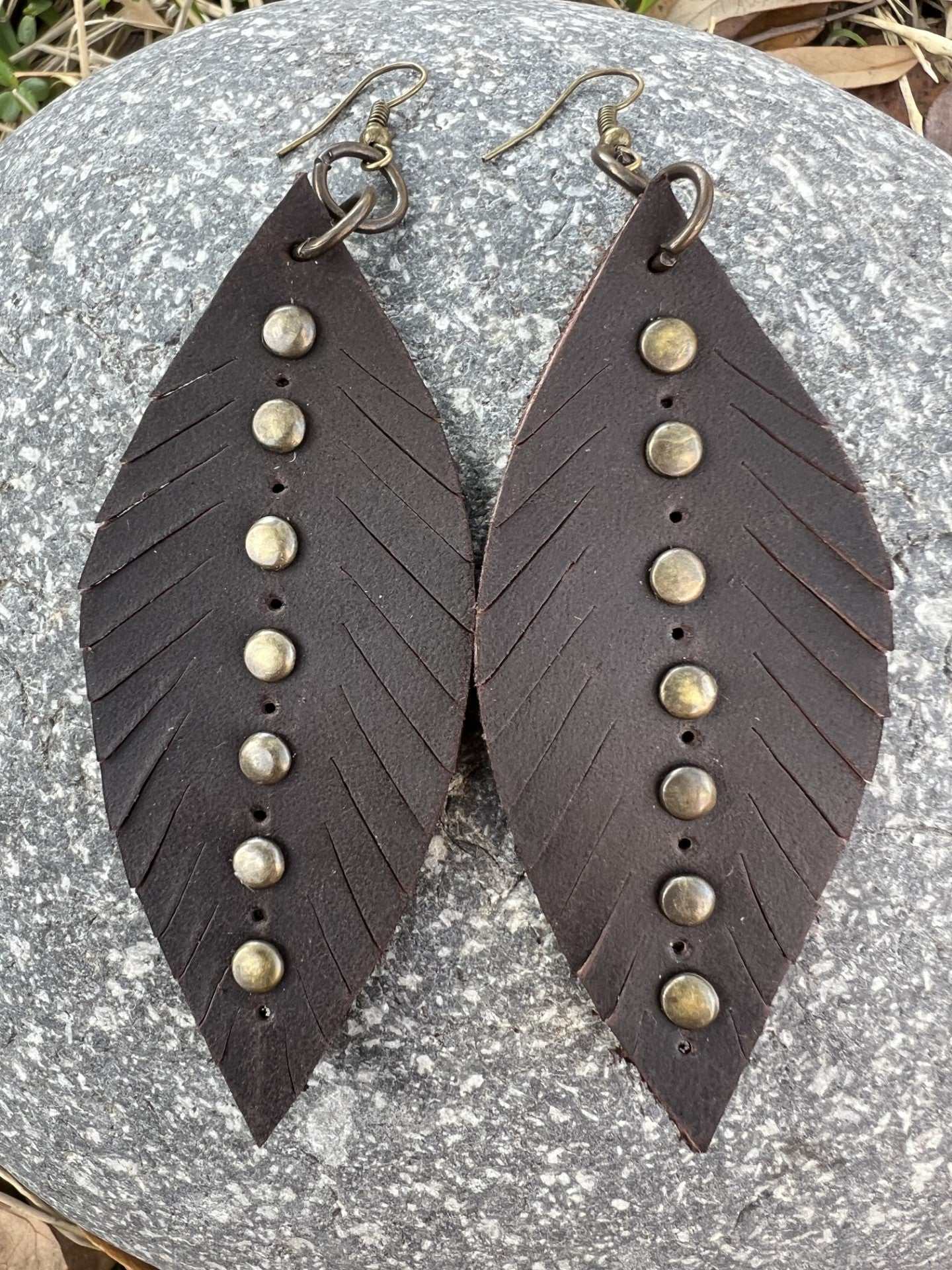 Indio Leather Earrings Indio Leather EarringsIndi De Leon Leather Co
