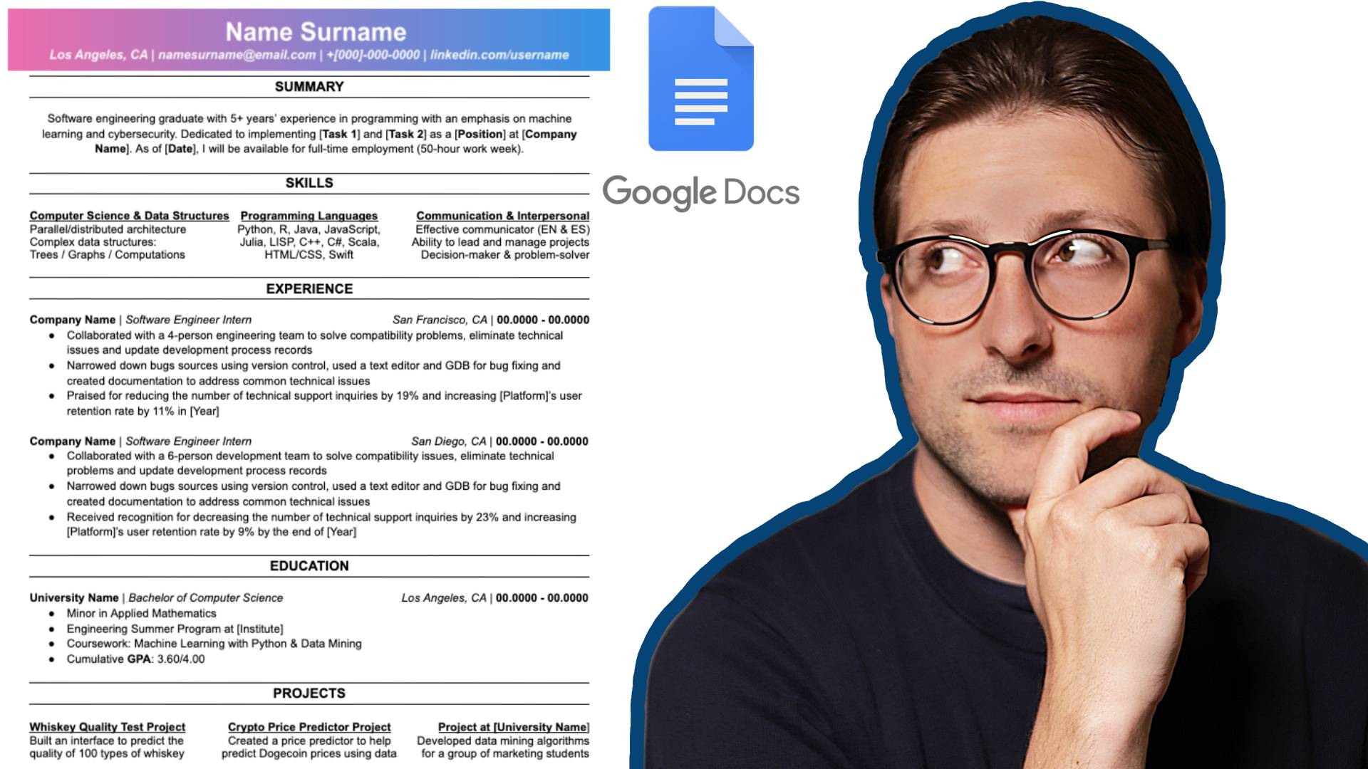 How To Make a Free Cover Letter Template Using Google Docs (2021)