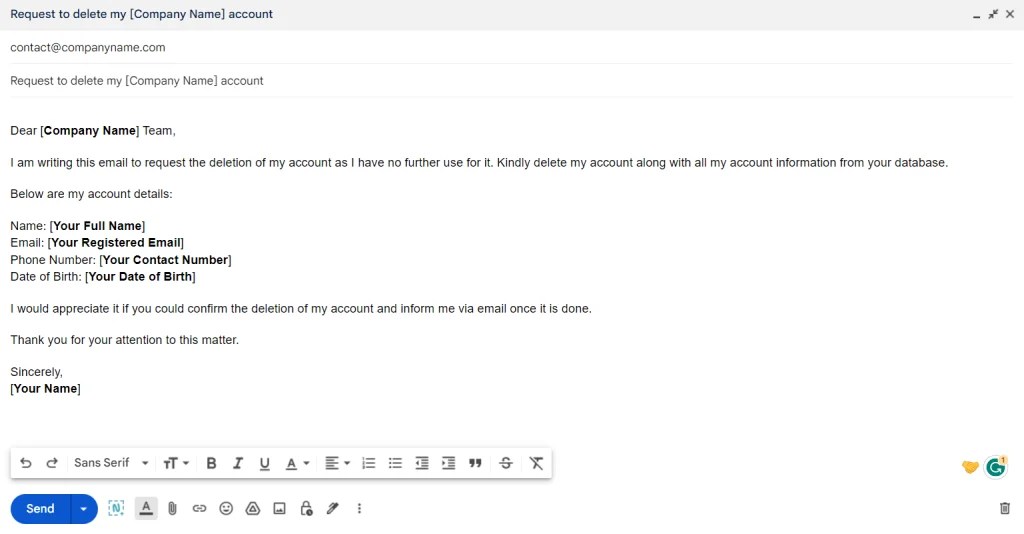 How to Write a Mail to Delete Any Account? 4 Easy Steps