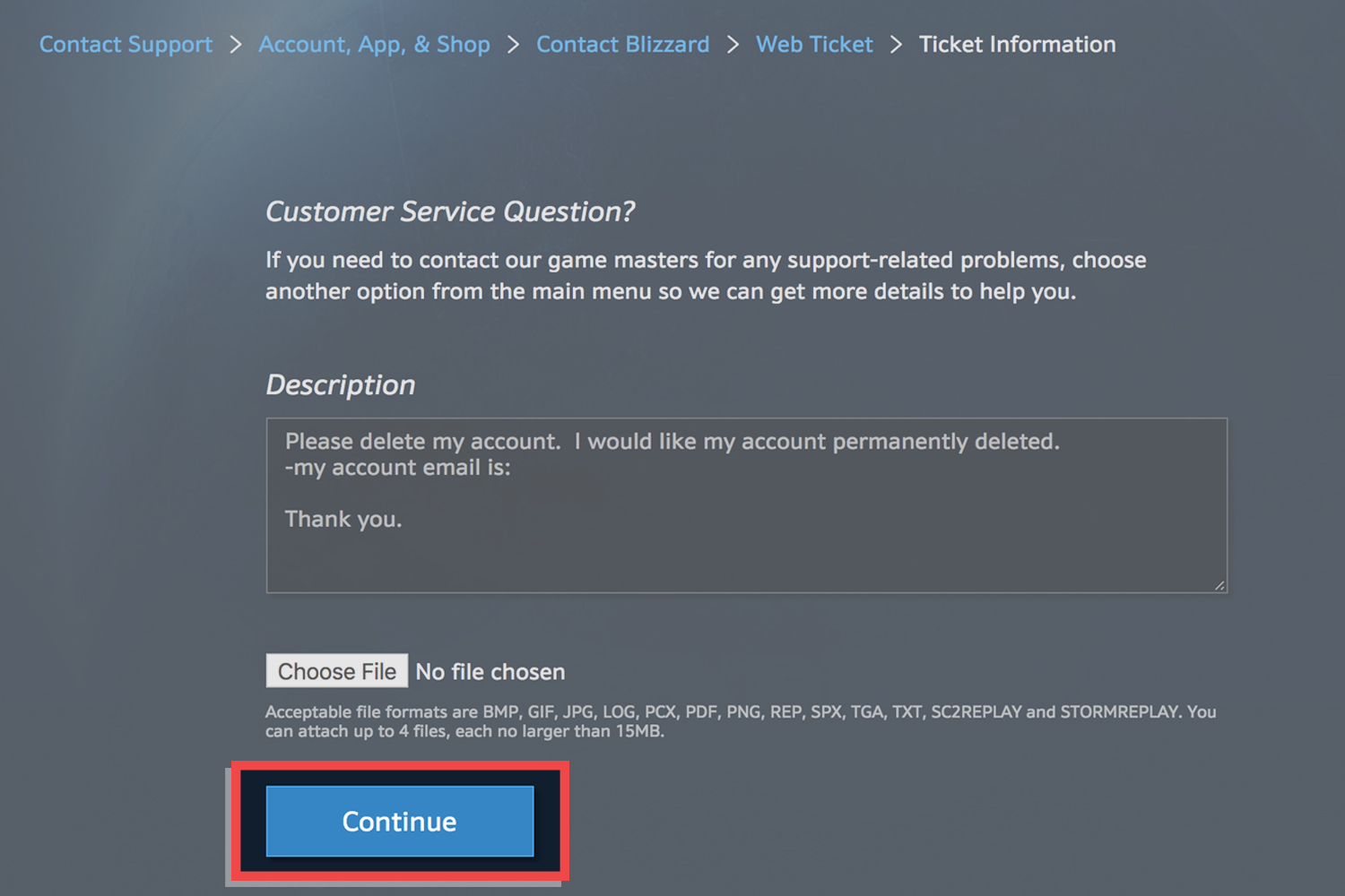 How To Delete Your Blizzard Account